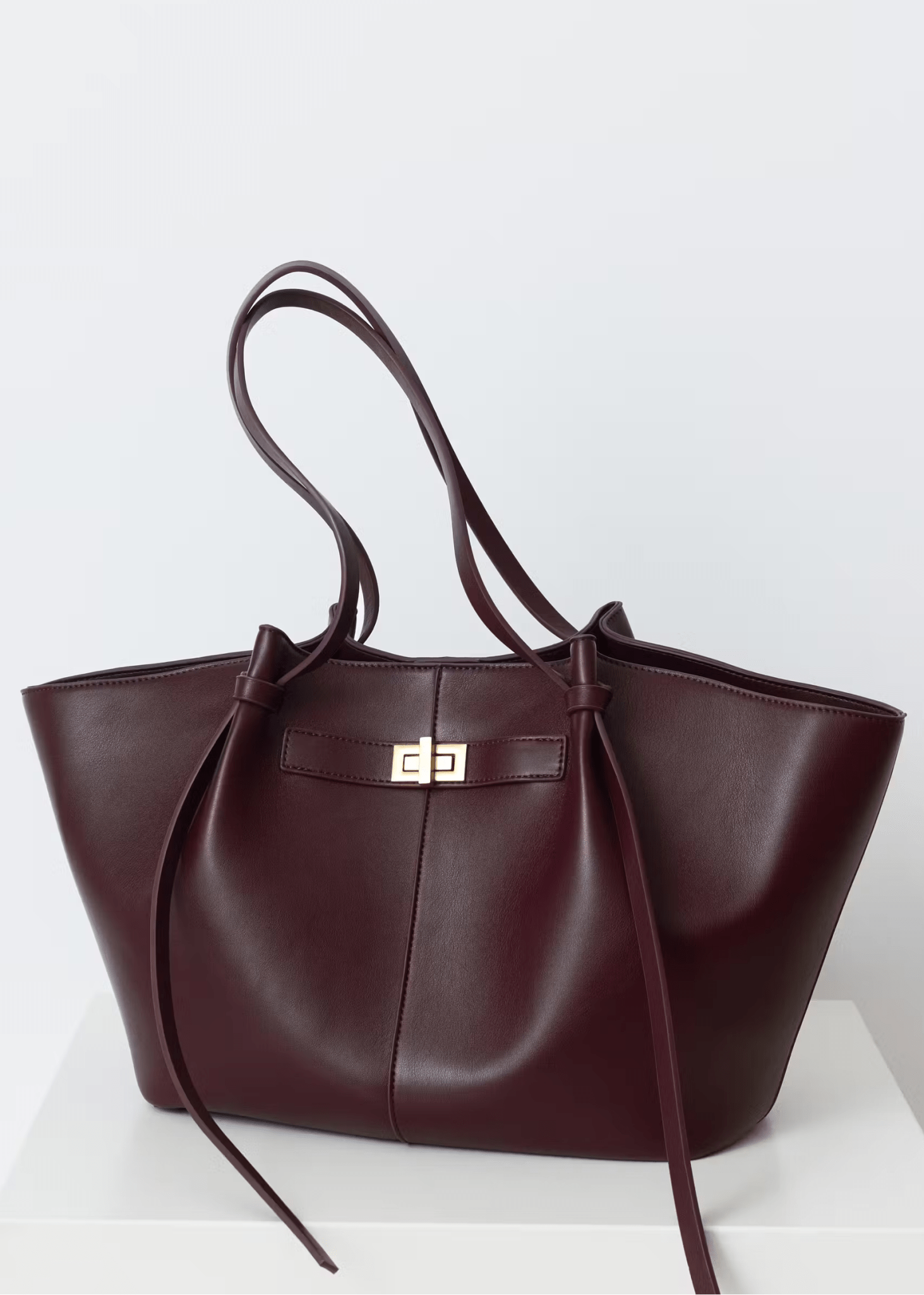 Gerda Shopper Leather Shopper Bag - Structured Large Tote - Image 16
