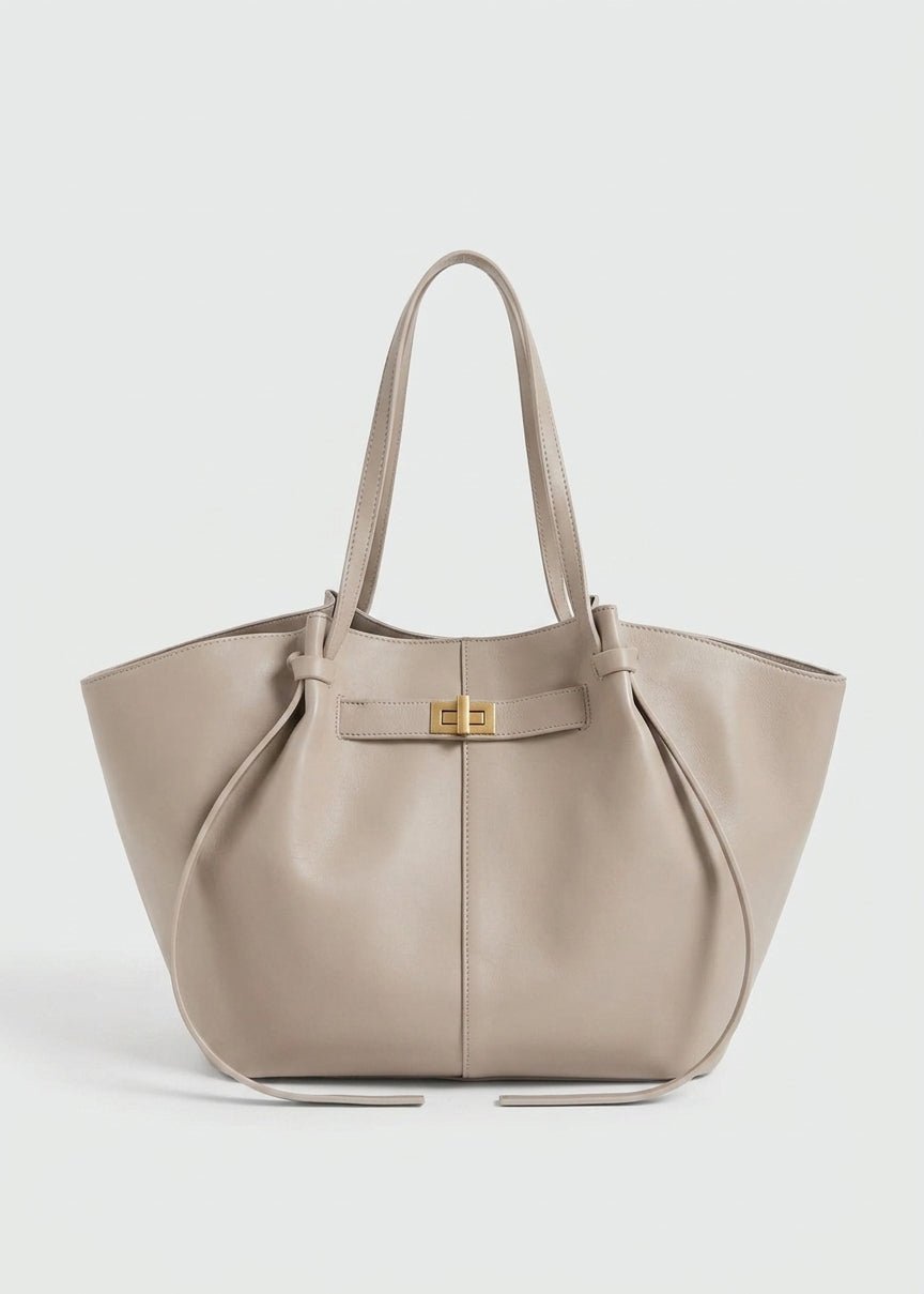 Gerda Shopper Leather Shopper Bag - Structured Large Tote - Image 18