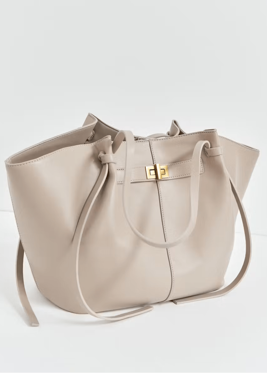 Gerda Shopper Leather Shopper Bag - Structured Large Tote - Image 19
