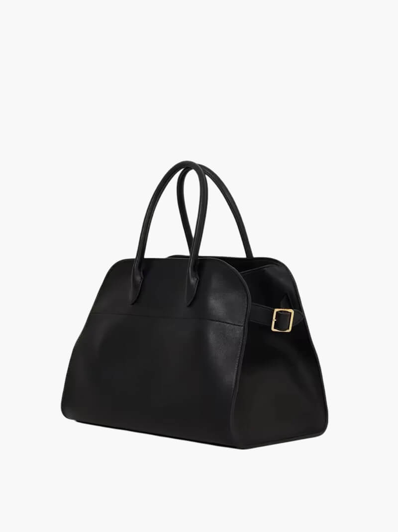 Henna Shopper Bag - Structured Suede Tote Bag for Work, Fits Laptop - Image 19