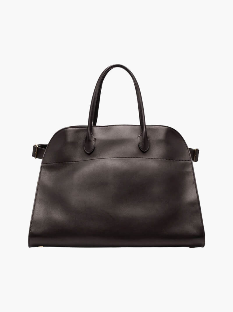 Henna Shopper Bag - Structured Suede Tote Bag for Work, Fits Laptop - Image 17