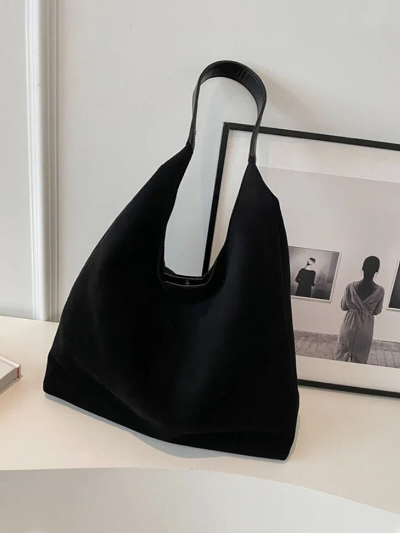 Jenna Suede Bag - Women's Everyday Handbag - Image 17