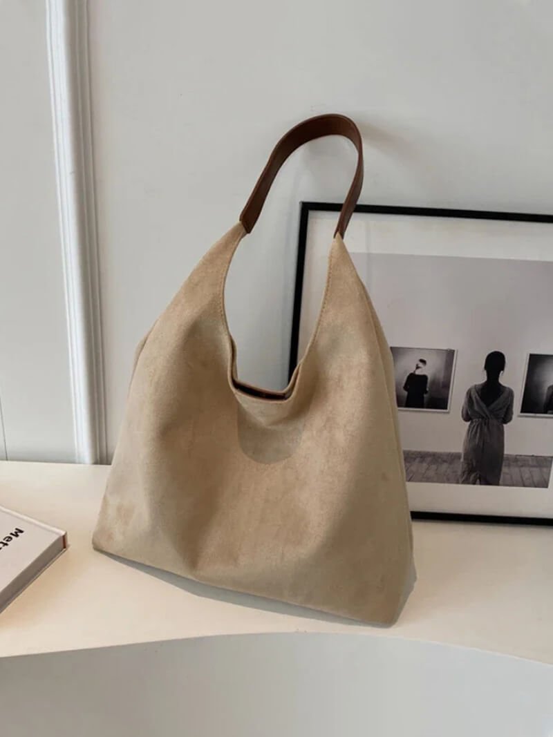 Jenna Suede Bag - Women's Everyday Handbag - Image 15