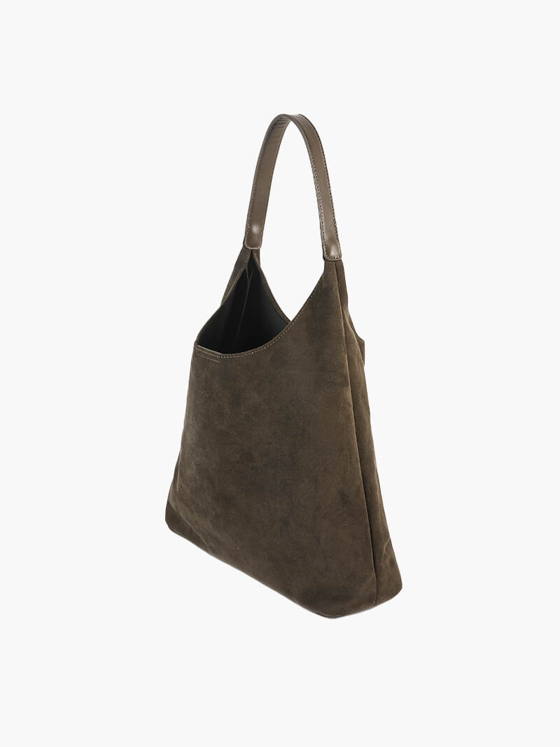Jenna Suede Bag - Women's Everyday Handbag - Image 2