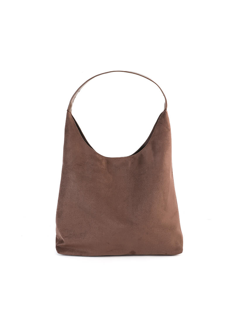 Jenna Suede Bag - Women's Everyday Handbag - Image 5