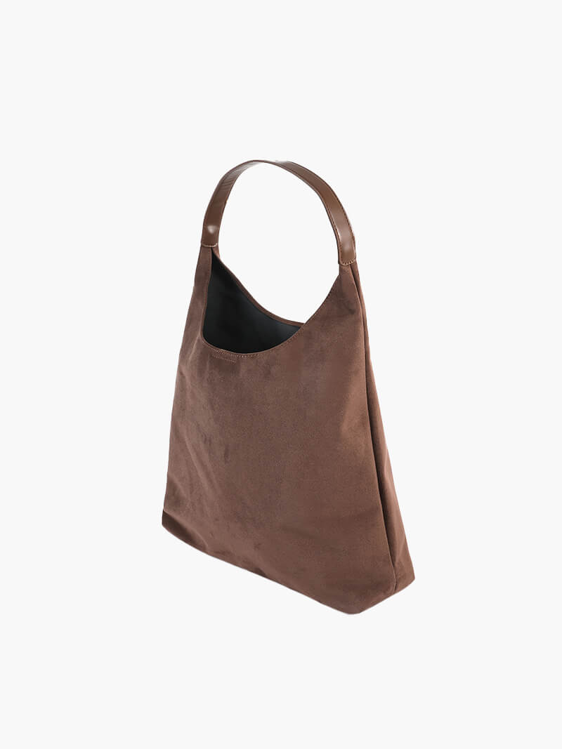 Jenna Suede Bag - Women's Everyday Handbag - Image 6