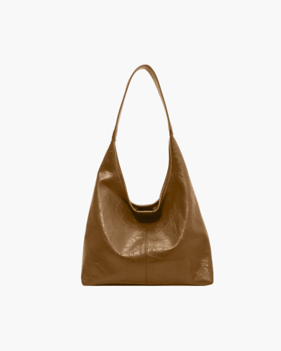 Jenna Leather Work Tote Bag - Structured Laptop Handbag - Image 3