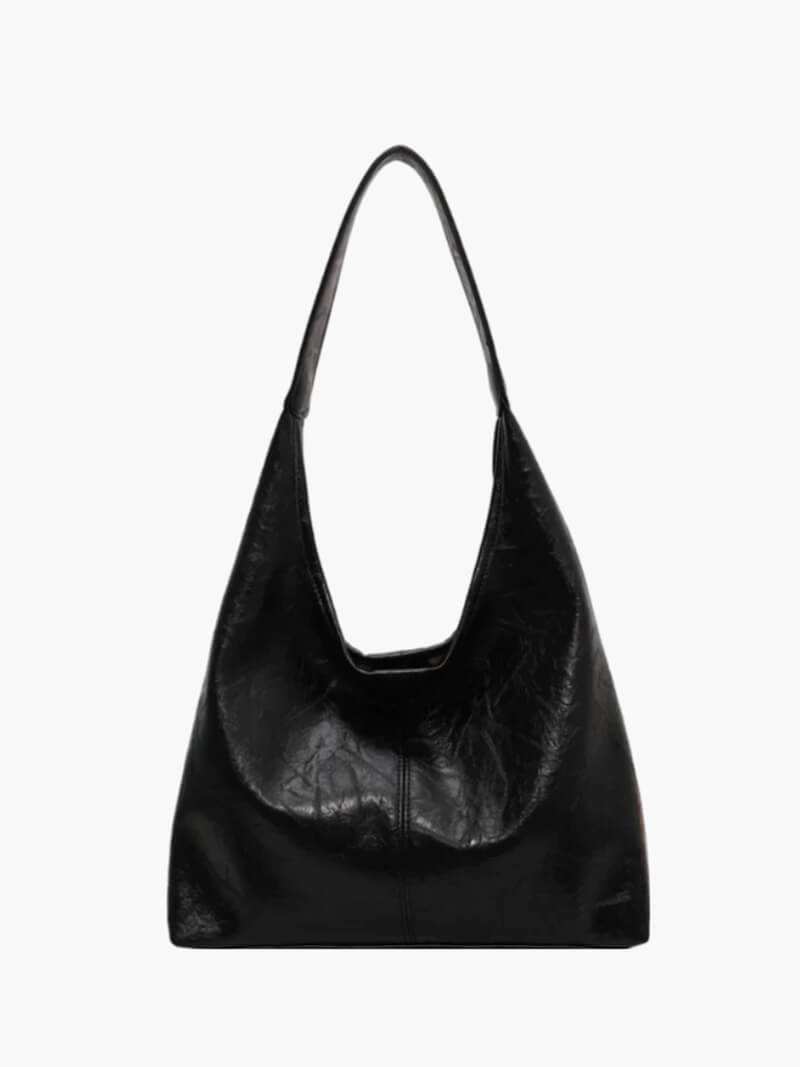 Jenna Leather Work Tote Bag - Structured Laptop Handbag