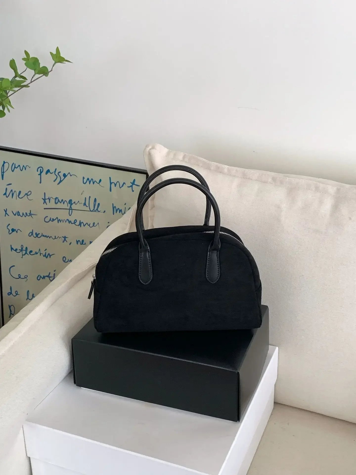 Jenny Suede Mini Bag - Women's Everyday Handbag - Image 5