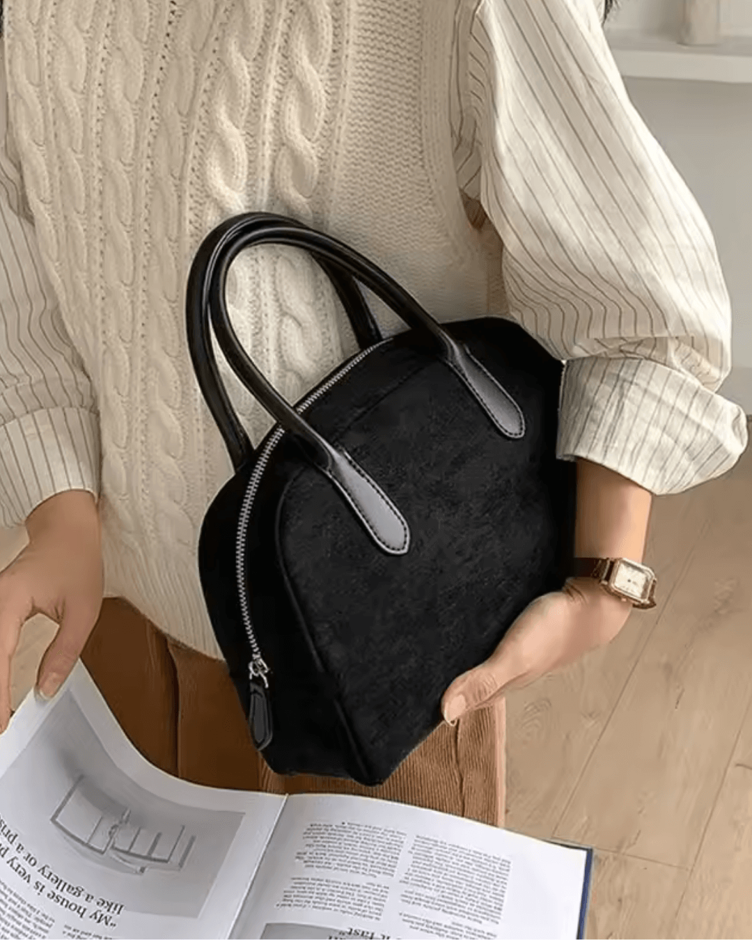 Jenny Suede Mini Bag - Women's Everyday Handbag