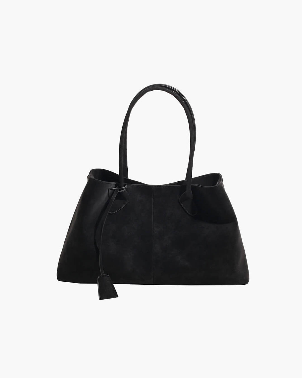 Joan Vegan Suede Handbag for Women - Large Solid Color Shoulder Bag - Image 6