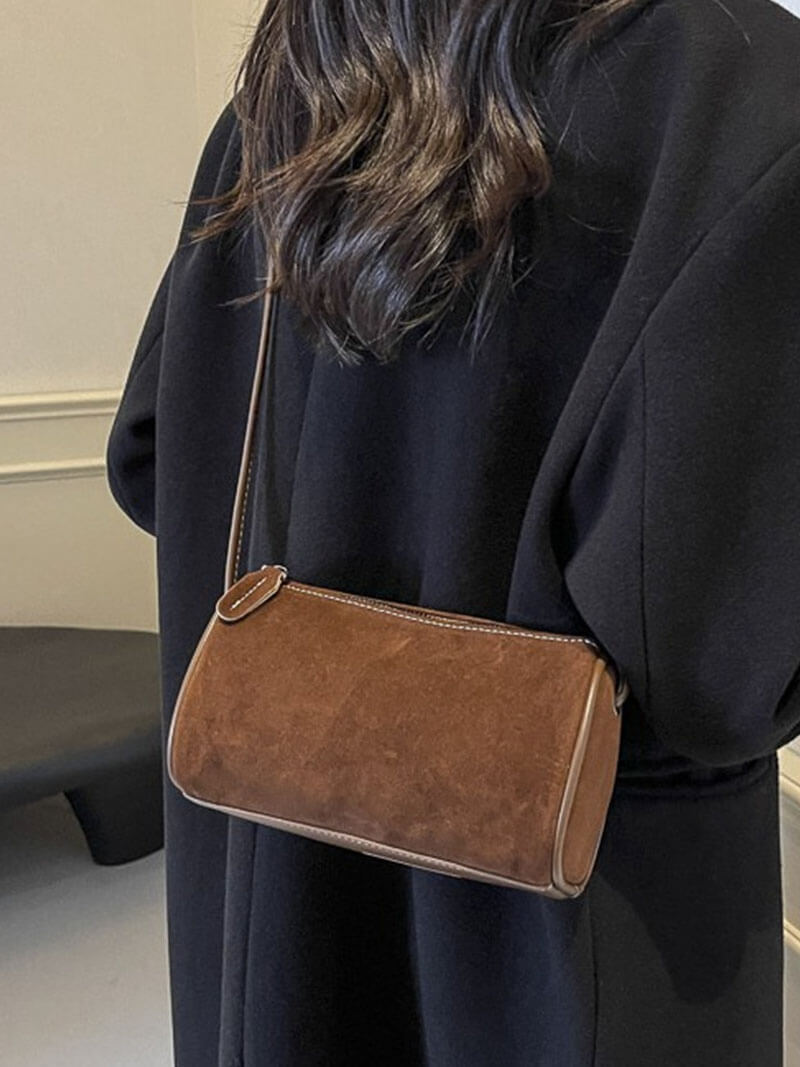 Ruby Suede Bag - Women's Everyday Handbag - Image 8