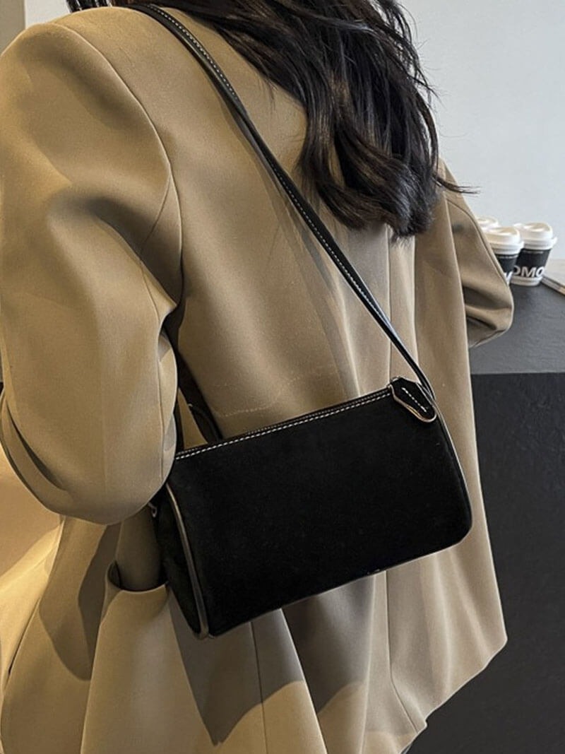 Ruby Suede Bag - Women's Everyday Handbag - Image 5