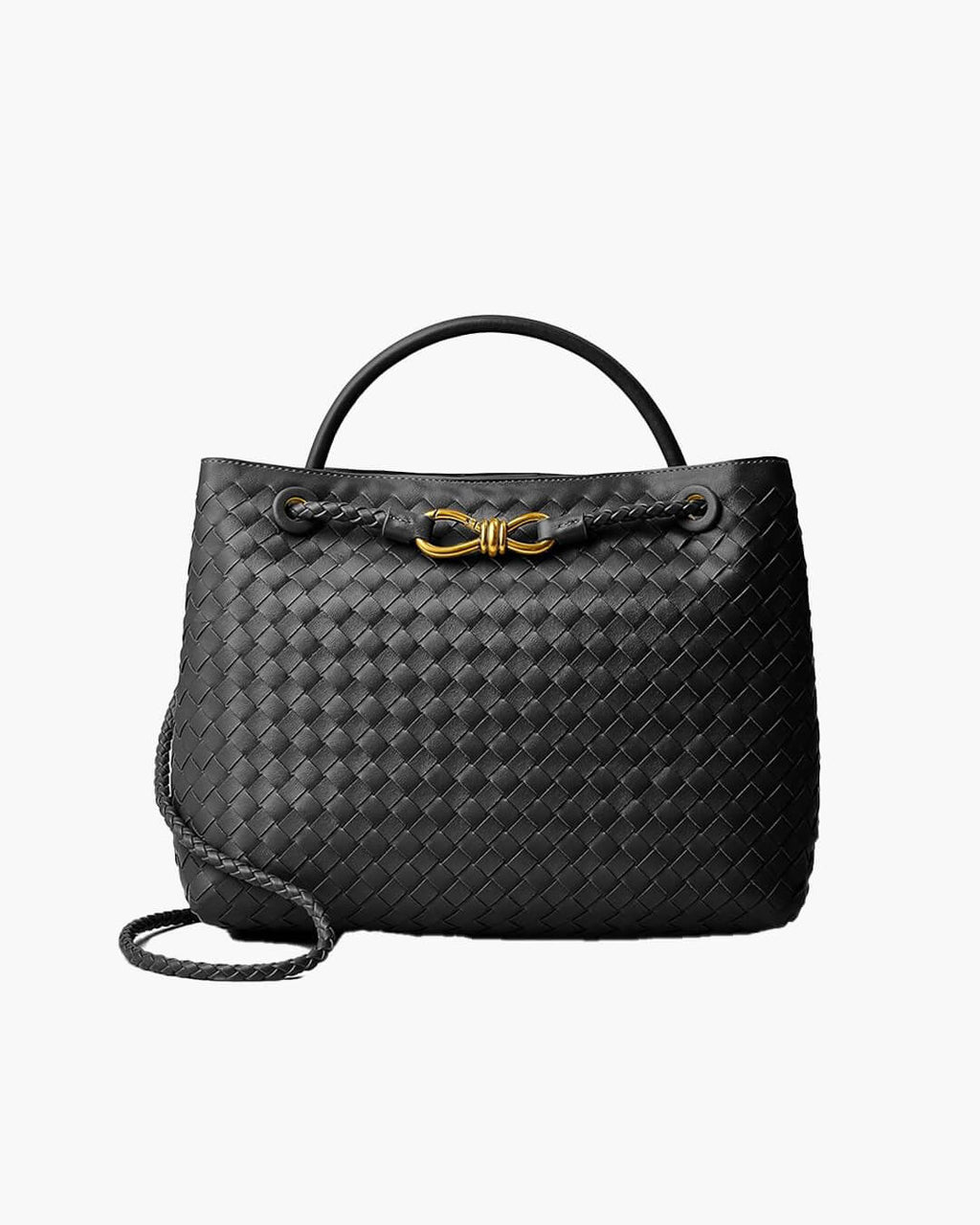 Lucia Woven Handbag - Structured Shoulder Bag for Everyday Use - Image 18
