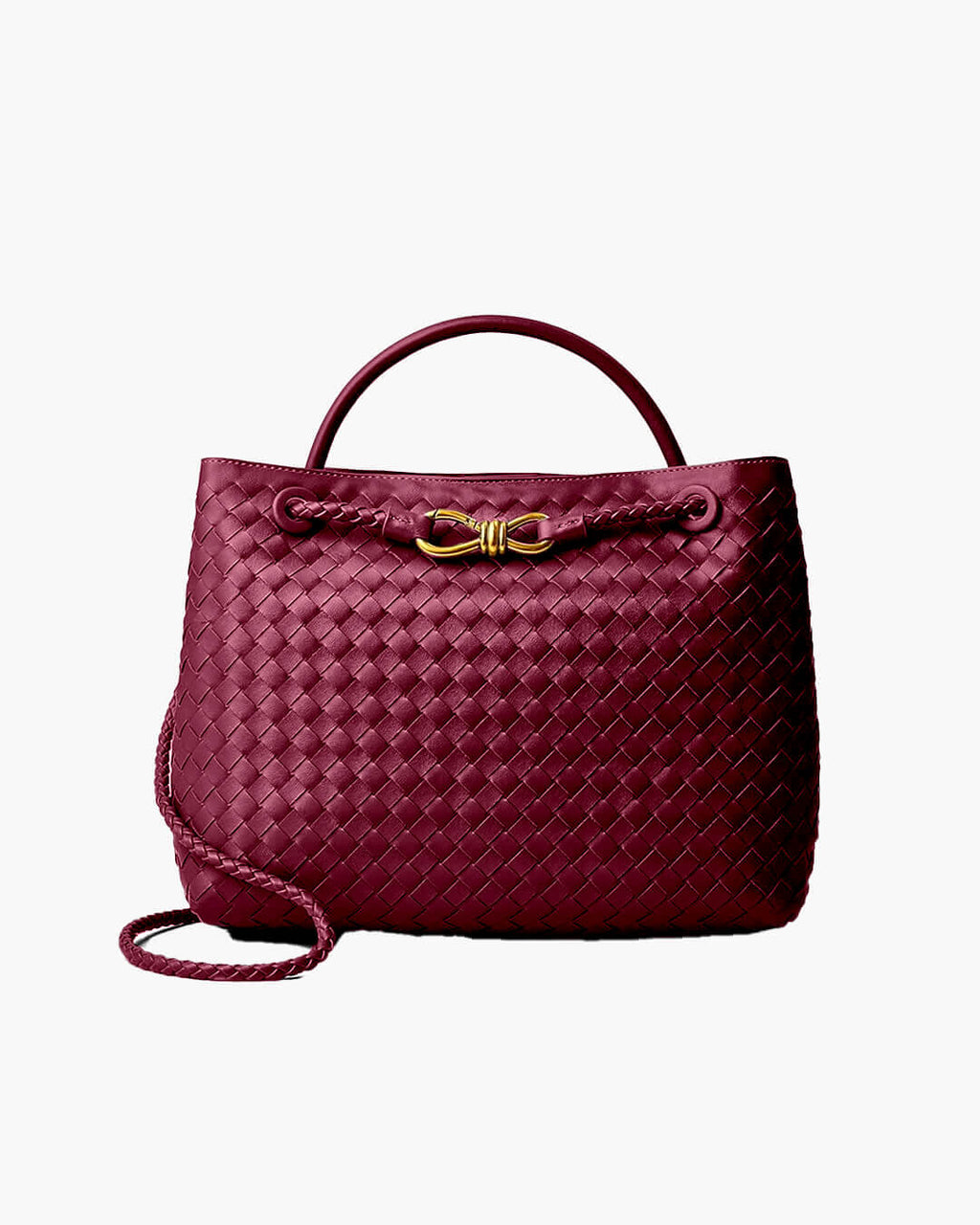 Lucia Woven Handbag - Structured Shoulder Bag for Everyday Use - Image 20