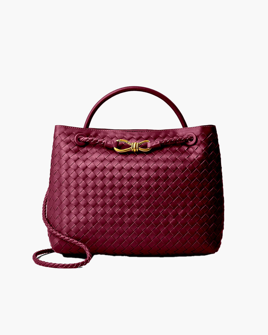 Lucia Woven Handbag - Structured Shoulder Bag for Everyday Use - Image 20