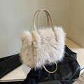 Maricar Faux Fur Crossbody Bag - Women's Everyday Handbag - Image 7
