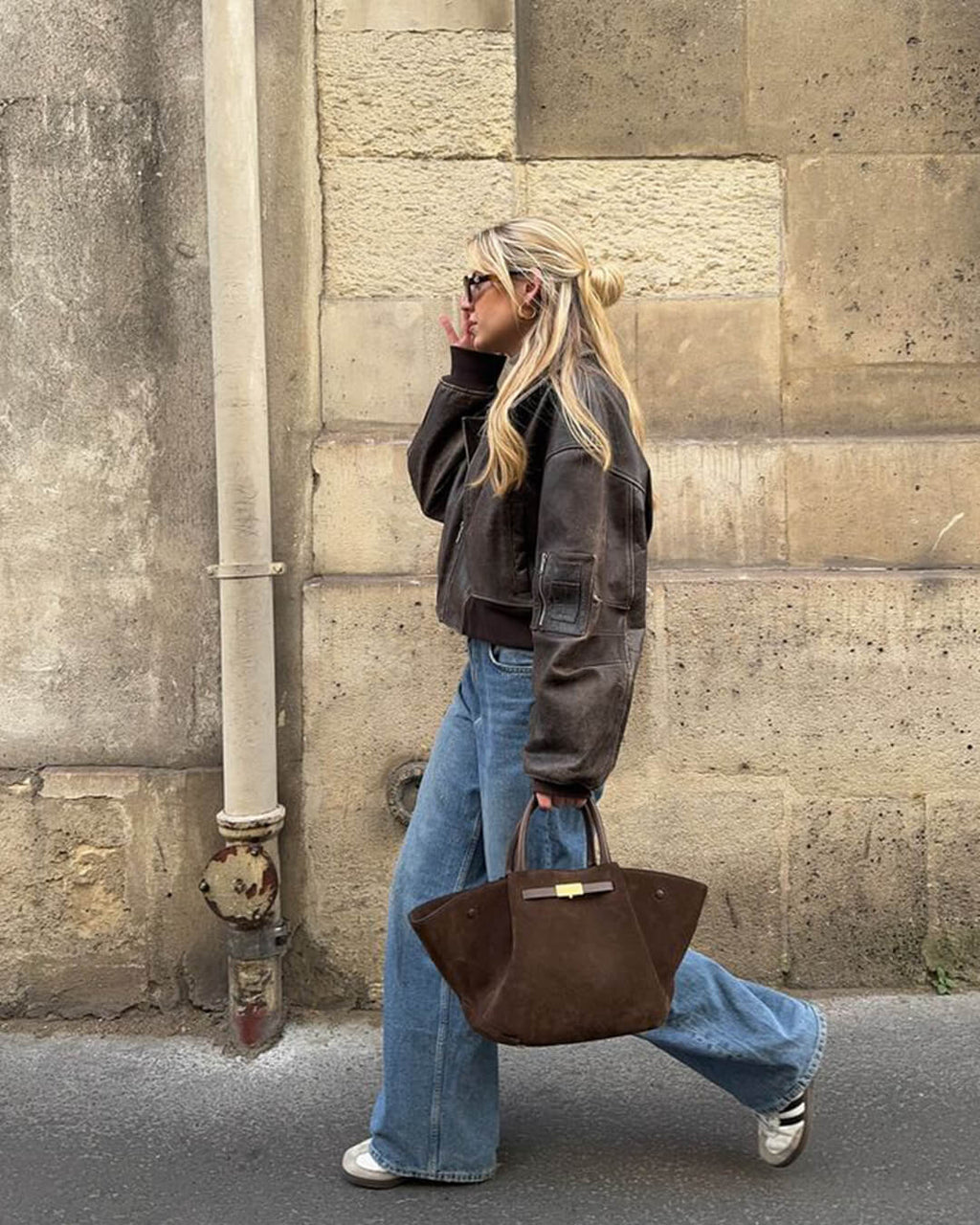 Melanie Vegan Suede Tote Bag - Everyday Handbag - Image 11