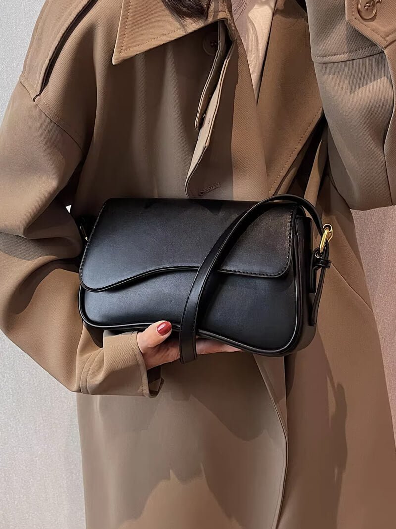 Mila Shoulder Saddle Bag - Women's Everyday Handbag - Image 8