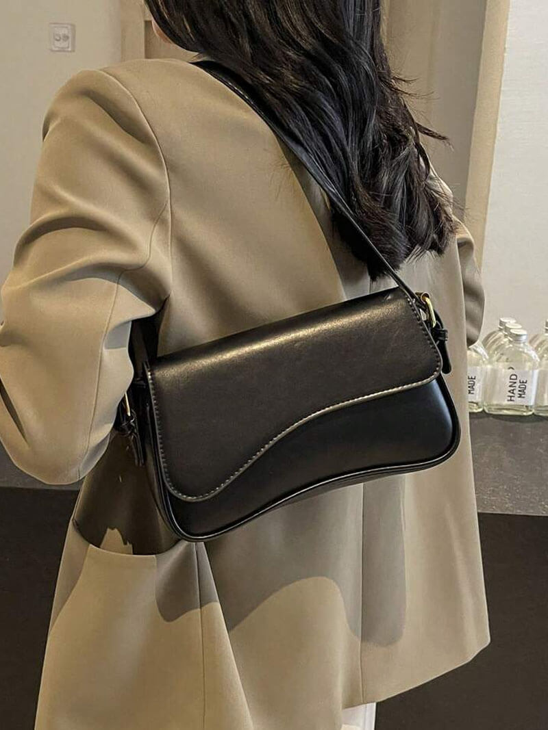 Mila Shoulder Saddle Bag - Women's Everyday Handbag - Image 6