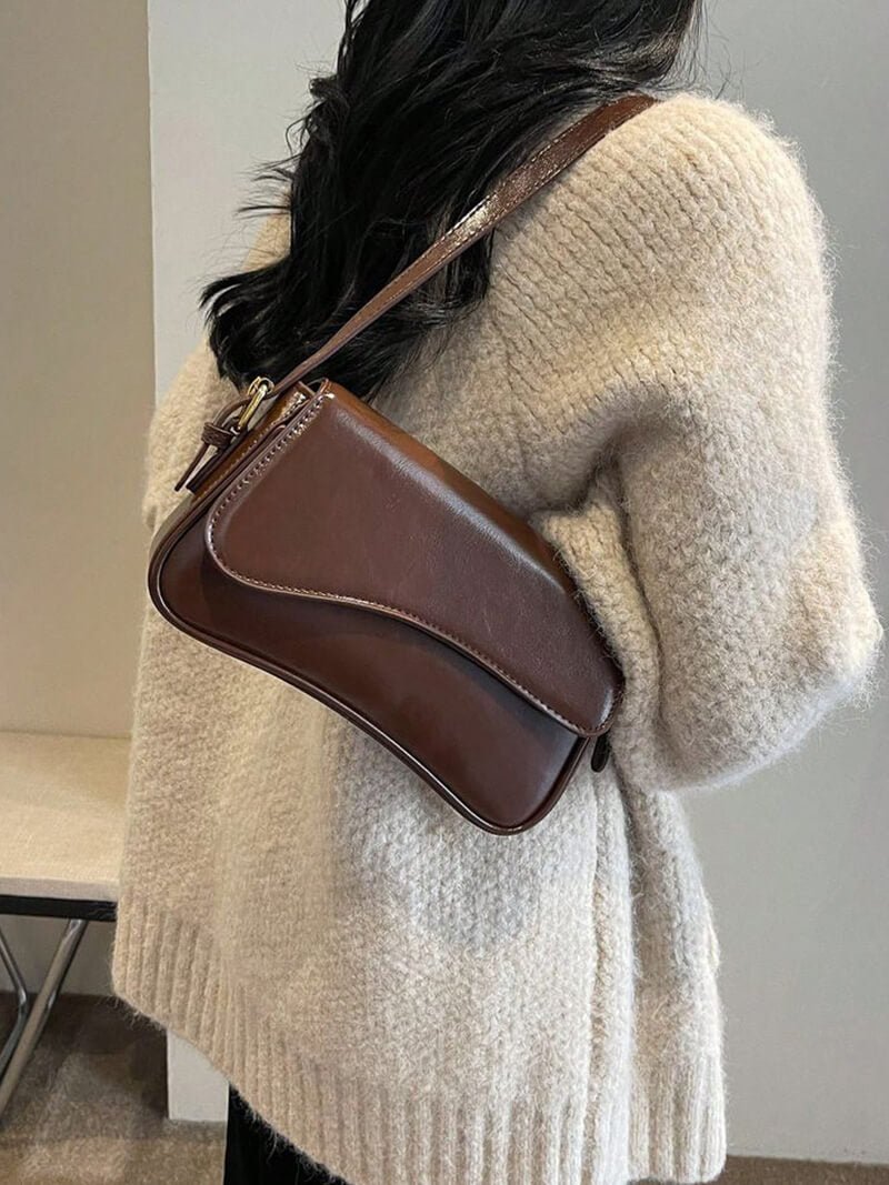 Mila Shoulder Saddle Bag - Women's Everyday Handbag - Image 10