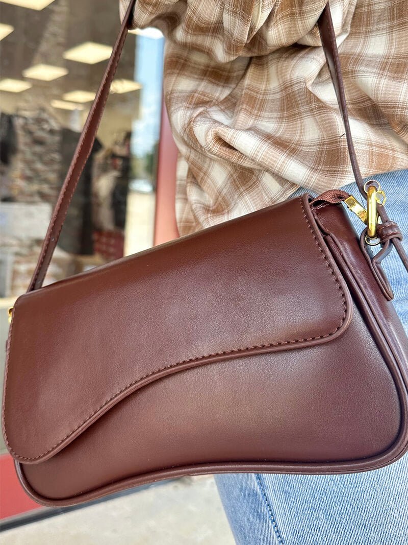 Mila Shoulder Saddle Bag - Women's Everyday Handbag - Image 7