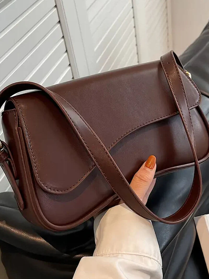 Mila Shoulder Saddle Bag - Women's Everyday Handbag - Image 11