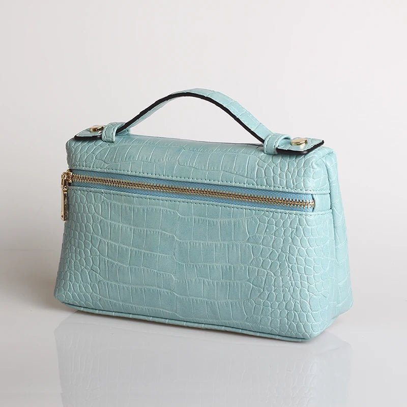 Minerva Crocodile Pattern Clutch Bag - Women's Everyday Handbag - Image 12