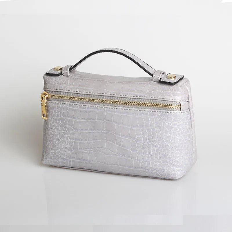 Minerva Crocodile Pattern Clutch Bag - Women's Everyday Handbag - Image 8