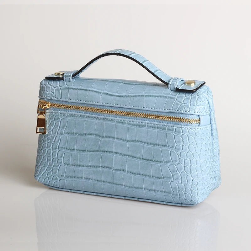 Minerva Crocodile Pattern Clutch Bag - Women's Everyday Handbag - Image 11