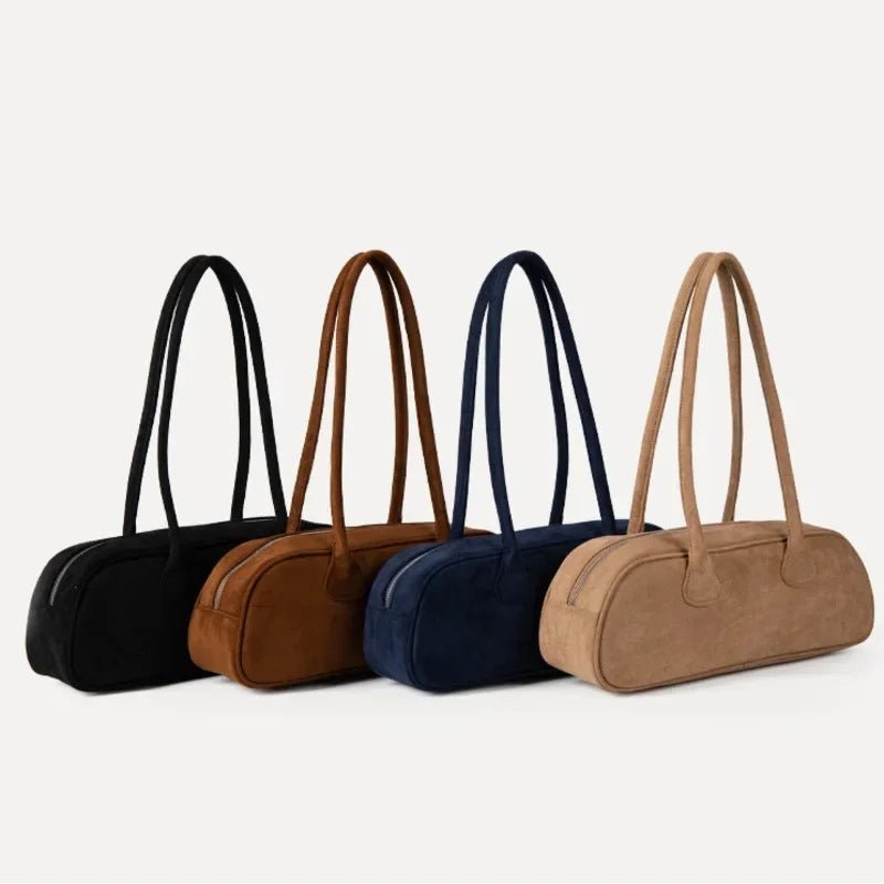 Pauleen Baguette Suede Bag - Women's Everyday Handbag - Image 10