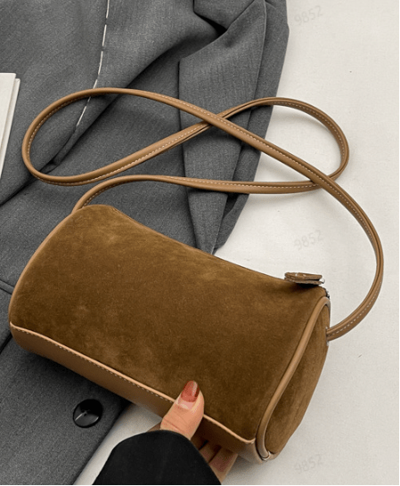Ruby Suede Bag - Women's Everyday Handbag - Image 9