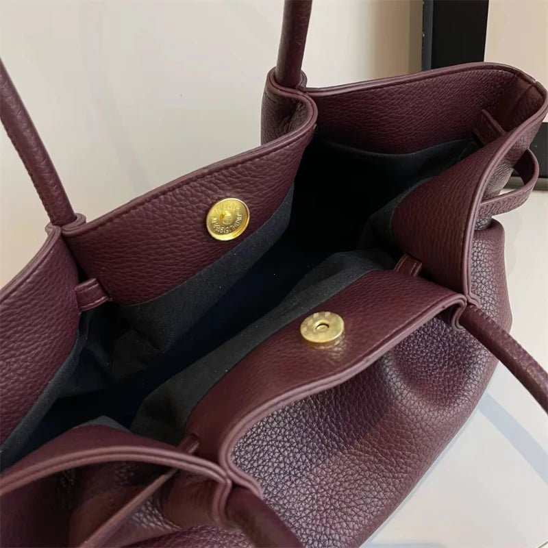 Sandy Shoulder Tote Bag for Women - PU Leather Everyday Handbag - Image 6