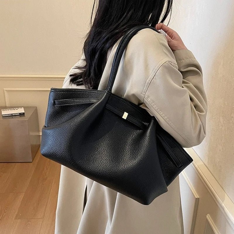 Sandy Shoulder Tote Bag for Women - PU Leather Everyday Handbag - Image 2