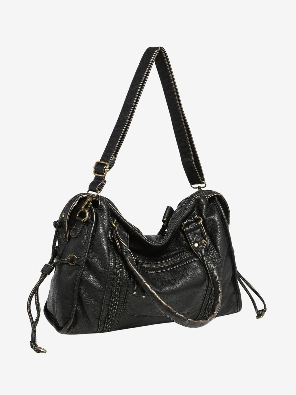 Tanja Women's Compact Vegan Leather Shoulder Bag - Stylish Everyday Handbag - Image 16