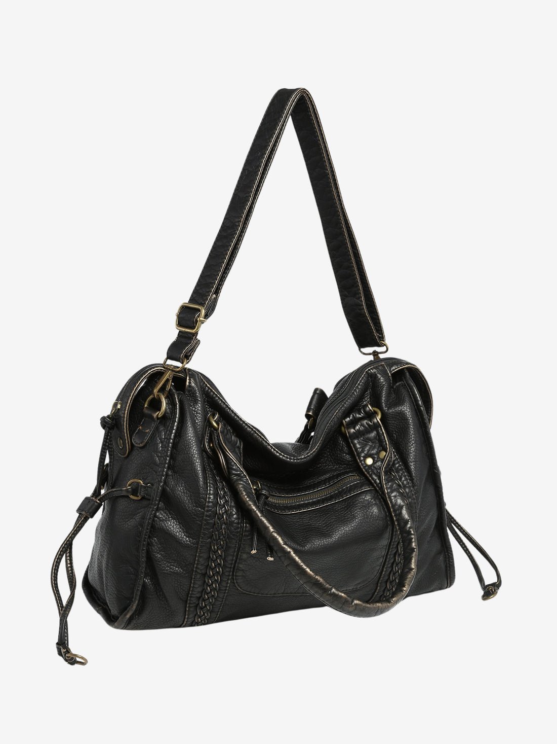 Tanja Women's Compact Vegan Leather Shoulder Bag - Stylish Everyday Handbag - Image 16