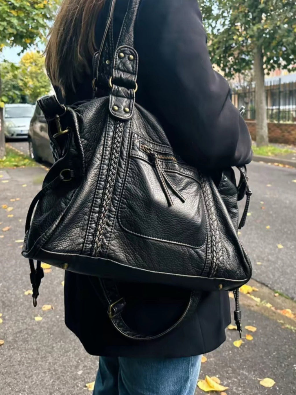 Tanja Women's Compact Vegan Leather Shoulder Bag - Stylish Everyday Handbag