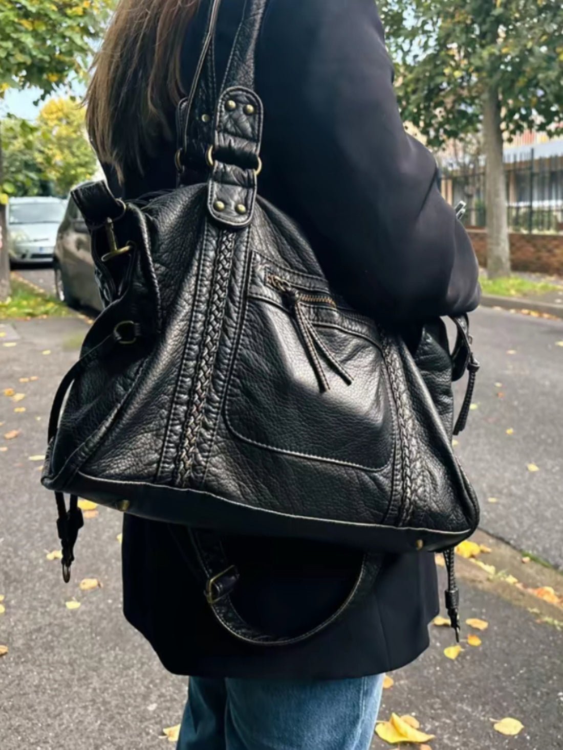 Tanja Women's Compact Vegan Leather Shoulder Bag - Stylish Everyday Handbag