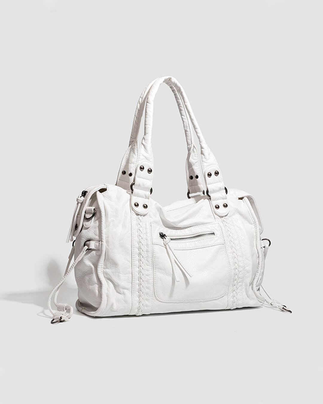 Tanja Women's Compact Vegan Leather Shoulder Bag - Stylish Everyday Handbag - Image 6