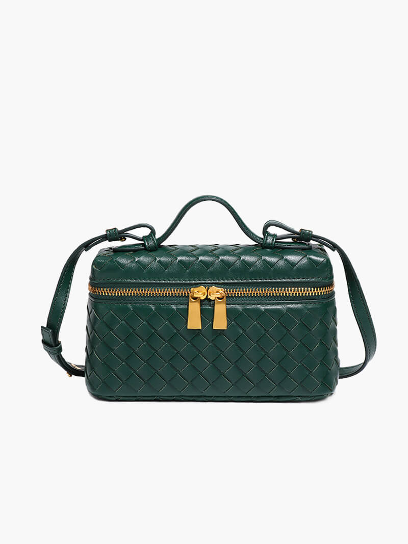 Tara Woven Handbag for Women - Structured Woven Purse - Image 15