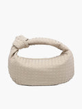 Woven Bag Medium Suede - Medium Woven Shoulder Handbag
