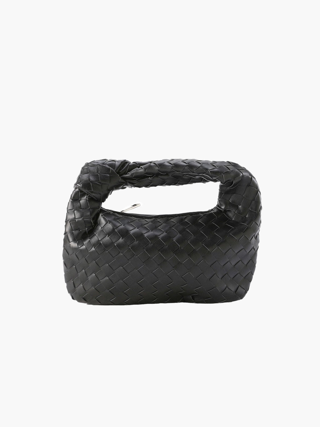Woven Mini Handbag - Structured Small Evening Handbag - Image 11
