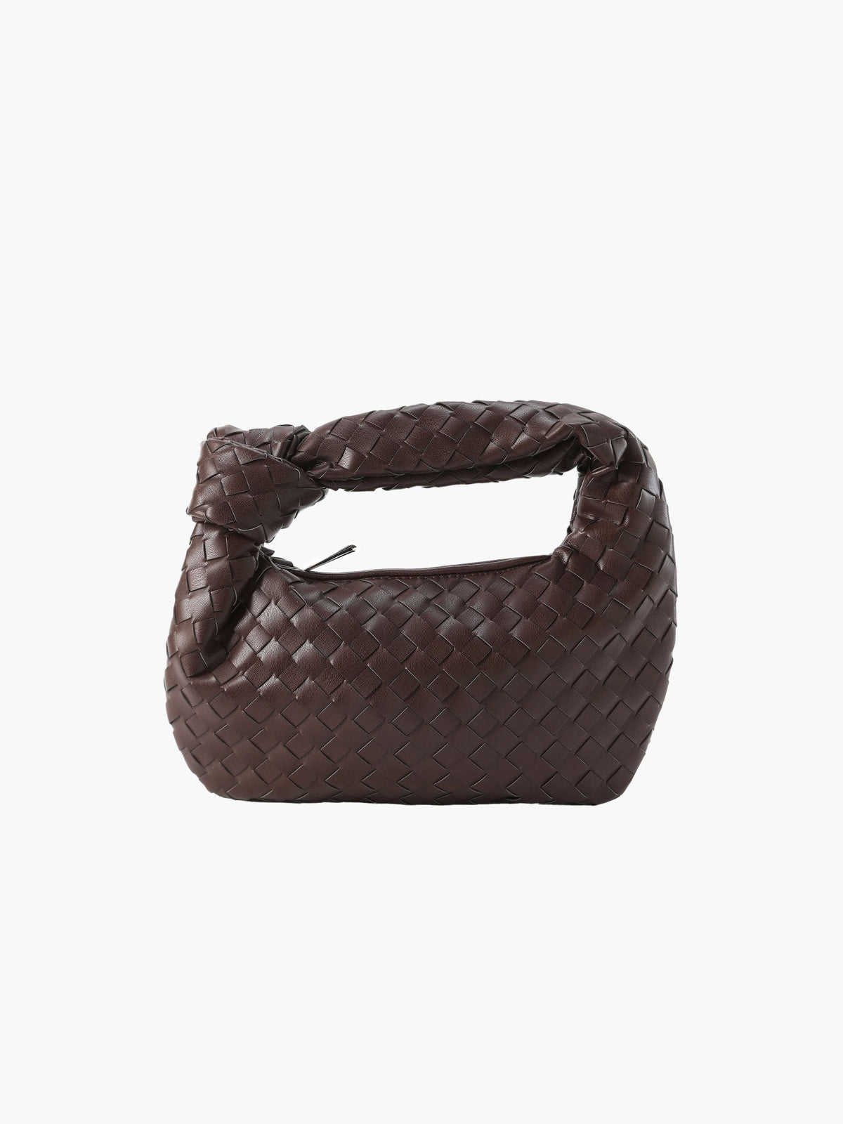 Woven Mini Handbag - Structured Small Evening Handbag - Image 13