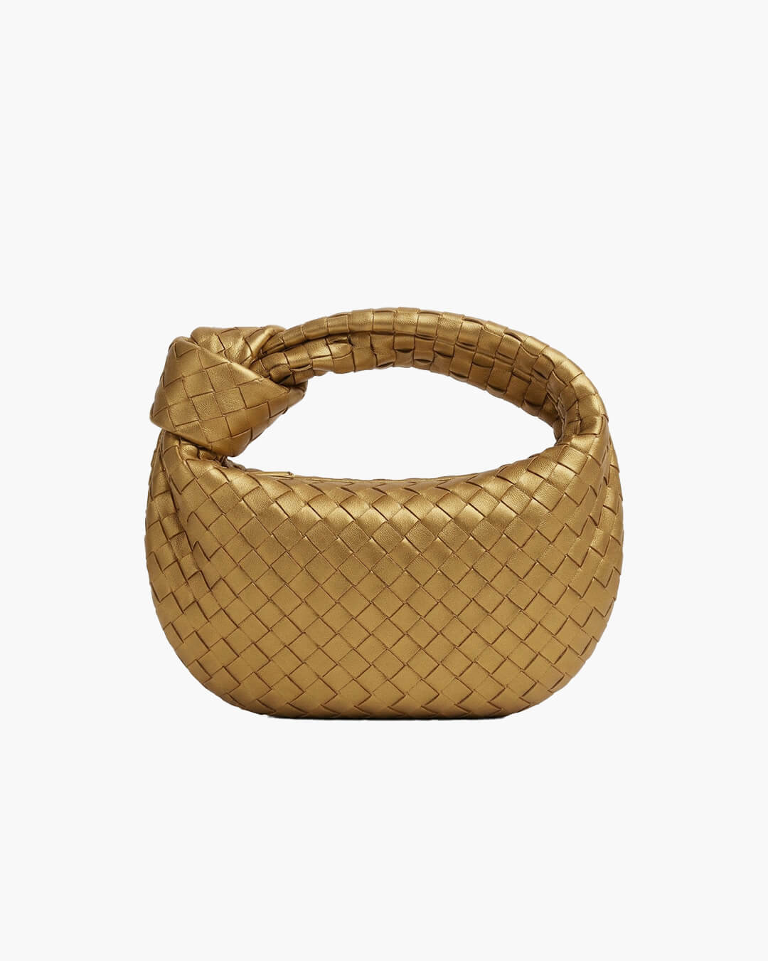 Woven Mini Handbag - Structured Small Evening Handbag - Image 15