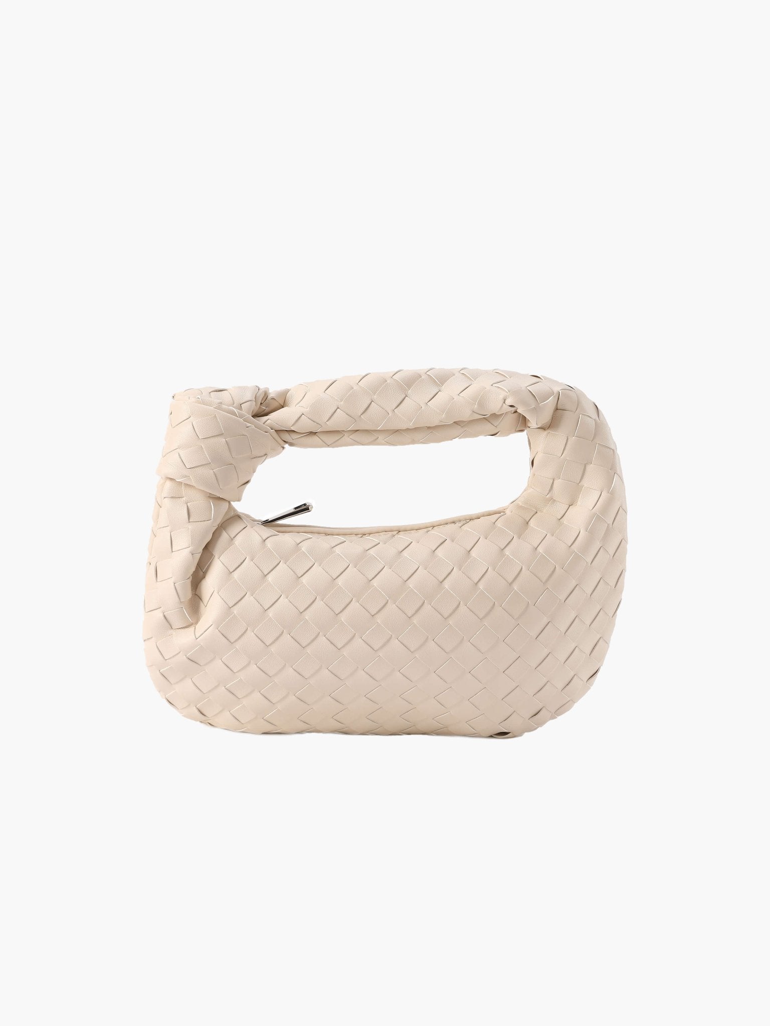 Woven Mini Handbag - Structured Small Evening Handbag - Image 18