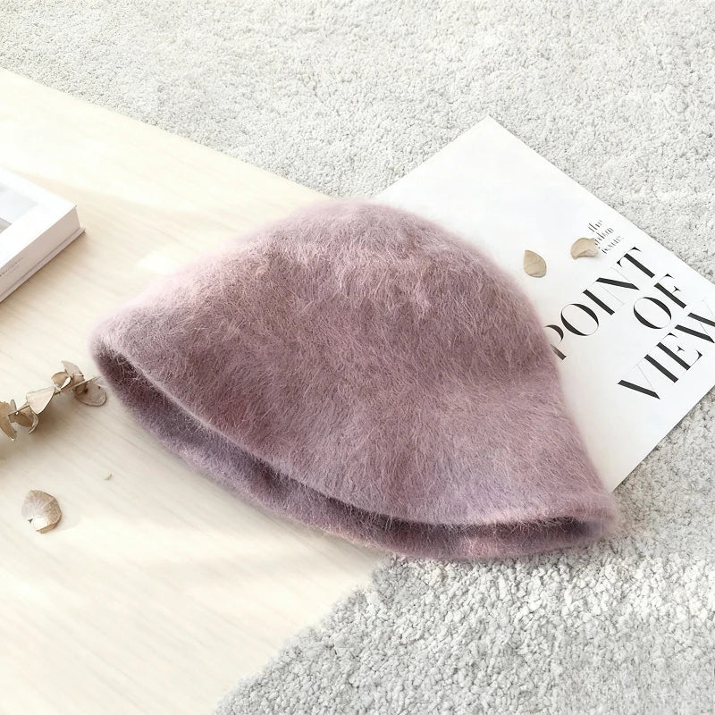 Kyla Fuzzy Bucket Hat - Women's Fashion Hat - Image 16
