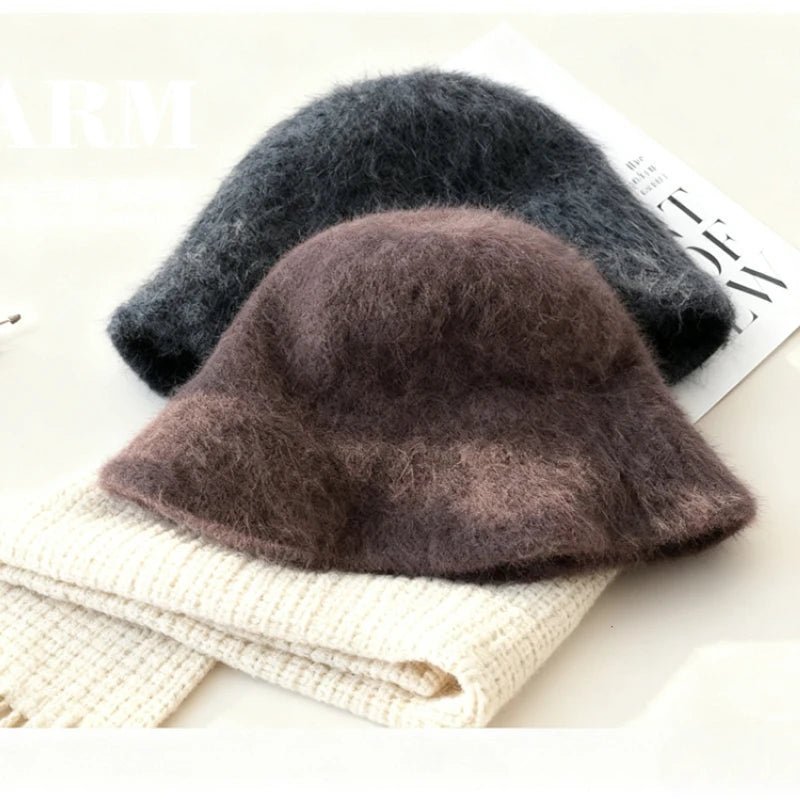 Kyla Fuzzy Bucket Hat - Women's Fashion Hat - Image 17