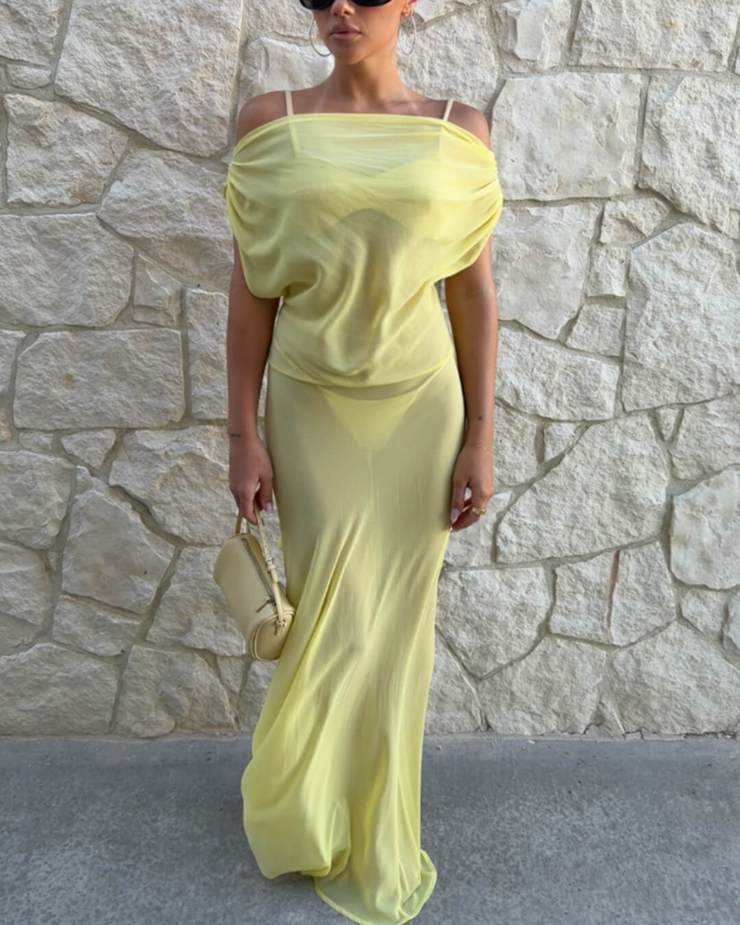 Leah Backless Mesh Maxi Dress - Elegant Occasion Dress for Women - Image 2