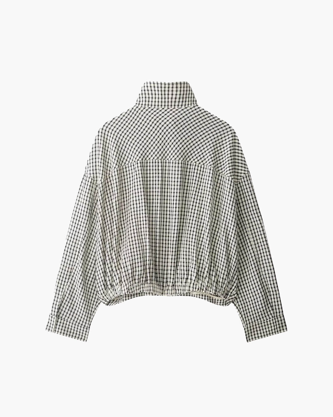 Zoe Plaid Bomber Jacket - Women's Everyday Outerwear - Image 7