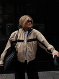 Amanda Vintage Bomber Jacket - Women's Everyday Outerwear